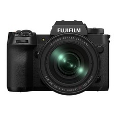 Fujifilm XH2 미러리스 디지털 카메라 XF1680mm 렌즈 키트 블랙