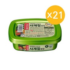 해찬들 사계절 쌈장, 170g, 21개