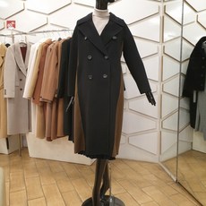 주크 배색포인트 더블버튼 롱코트 Z194MSG532