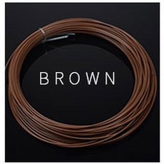 PTFE 은도금 와이어 OFC 구리 케이블 HiFi 오디오 스피커 폰 DIY 0.12mm2 10mm2 1, [09] Brown, [02] 28AWG 0.8mm Sq0.08, [01] 5 meters, 1개