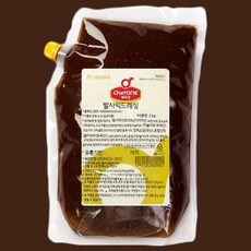 쉐프원 발사믹 드레싱 2kg 대용량 샐러드 소스 냉장, 1개