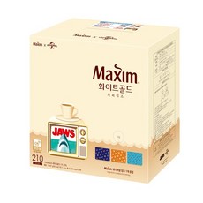 맥심 모카골드 마일드 210T+틴케이스백&캐리어택 세트/피규어 텀블러 화이트 골드 210T+무릎담요1개 유니버설