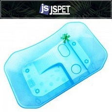 JSPET 오픈 거북이 수조 S 투명블루