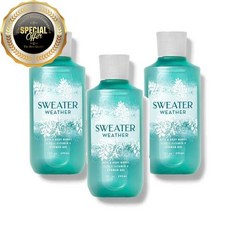 배쓰앤바디웍스 스웨터 웨더 샤워 겔 바디 워시 295ml, 수량: 3　　　　　(상품코드853p)