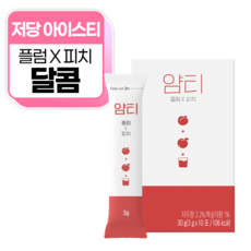 얌티 플럼 피치 아이스티분말, 3g, 10개입, 1개