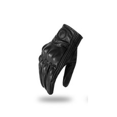 가죽 오토바이 장갑 타고 방풍 터치 스크린 Motociclista Guantes Moto Luva De Couro Motoqueiro 통기성 여름, 방풍 버전, M