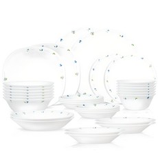 Bacile Daon 6人餐具家用組 38入, 1組, 餐具套裝 30p, 混色