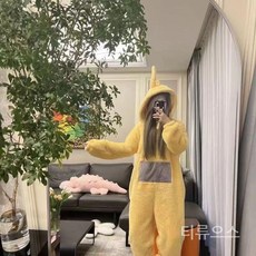티류으스 텔레토비 잠옷 파자마 파티 일체형 귀여운 캐릭터
