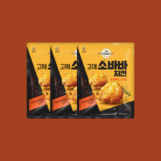 CJ 고메 소바바 치킨 소이허니 순살 375G X 3개