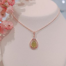 골든듀물방울목걸이