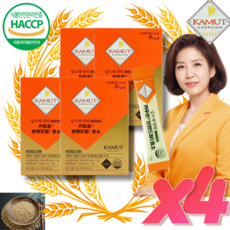 카뮤트효소
 카무트 브랜드밀 효소 역가수치 강력 60만 김소형 원방 탄수화물 단백질 소화 황국균 아밀라아제 프로테아제 HACCP 식약처 인증 4박스 90g