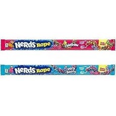 Nerds Rope 일본직구 웡카 레인보우 너즈 로프 레인보우너즈 로프캔디 26gx3봉지 베리베리, 사이즈