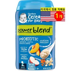Gerber 유아용 프로바이오틱 오트밀 시리얼 227g 1개