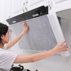 잘라쓰는 주방후드커버 가스렌지 후드필터, 2개