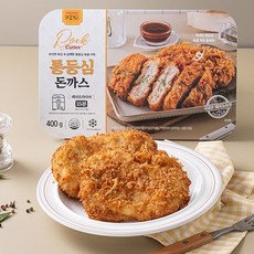 [고급진] 국내산 통 등심돈까스(냉동) 400g, 1개 - 위드잇쌀돈까스