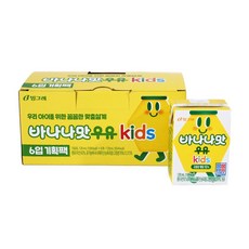 [메가마트]빙그레 바나나맛우유 Kids 6입 120ml*6, 바나나맛, 6개