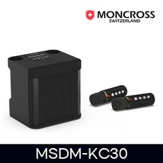 몽크로스 휴대용 듀얼 마이크 블루투스 노래방 세트, MSADM-KC30