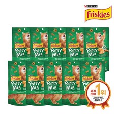 퓨리나 프리스키 파티믹스 피크닉크런치 60g (리뉴얼 미국산) 스낵, 혼합맛(칠면조/체다치즈), 10개
