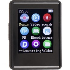 블루투스가 포함된 80GB MP3 플레이어 및 FM 라디오 녹음 E Book 1.77인치 어린이용 스트리밍 MP4 플레이어가 HiFi 무손실 사운드 Spotify, with 16G Memory Card