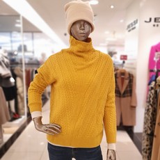 [제시뉴욕] 반폴라 꽈배기 가오리핏 니트티셔츠 (J8A~KO4111)