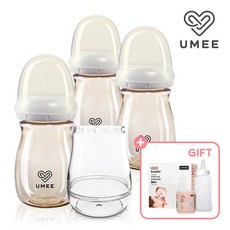 [유미] 260ml 3종세트(웜커버포함 노꼭지) PPSU 배앓이방지젖병+GIFT, 상세 설명 참조, 상세 설명 참조