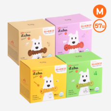  [잇츄] 오리지널 M 57개입 (옐로우/그린/브라운/꿀잠츄) 특대용량, 1개, 912g, 잇츄 브라운 M 57개입 