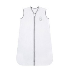 Tillyou TILLYOU Baby Sleep Sack 6~12개월 - 아기 웨어러블 담요 100% 면 양방향 지퍼 TOG 0.5 매우 부드러운 면 민소매 침낭 1팩 스몰, Medium