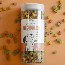 펫라벨 핑거큐브 강아지간식 교육용 훈련용 대용량 강아지 트릿 혼합 1 000g, 1개, 1kg 1개, 1kg