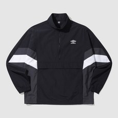 [국내백화점판/AS가능] ] UMBRO 엄브로 24년신상 컬러블럭 스탠넥 아노락 (블랙)