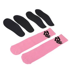 Royalways 어린이 롤러 스케이트 Insoles 대체 방진 운동 스케이트 삽입물 사이클링 아이스 스피드 스케이트 발목 롱 스타킹
