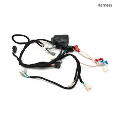 HENGJIAN 2 스트로크 Loncin 점화 키트 마그네틱 스틸 로터 서보 모터 완전한 전기 하네스 CDI, 2.Cable, 1개