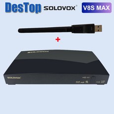 SOLOVOX OPENBOX V8S MAX FHD ALI3521 위성 TV 수신기 USB WiFi YOUTUBE Xtream H265 T2MI 디코더 V8S Max V8S Plus, 4)S V8S max no WIFI Au 플러그