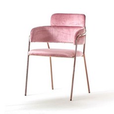  GC301 핑크 벨벳 디자인 암체어, FREE, 기본 