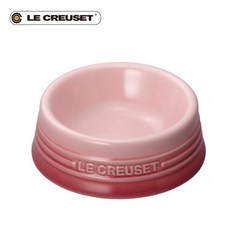 LE CREUSET 강아지 고양이 반려견 애완동물 전용식기 물 밥 그릇 펫볼 도그볼 캣볼, 장미(로우 볼)