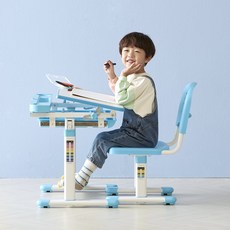 라베스토 유아 어린이 책상 의자 세트 CDC01, 블루