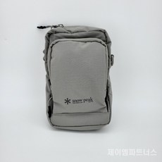 [국내매장판] 스노우피크 듀얼테크 미니 크로스백 Fog Gray S24ZUFCB34FG