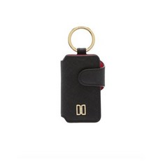 [닥스][닥스핸드백]블랙 사피아노 골드 DD 장식 키홀더 DCHO9F017BK (리본포장+쇼핑백동봉)(갤러리아)