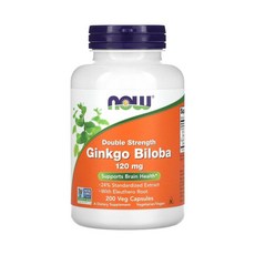 나우푸드 징코 빌로바 120mg 베지 캡슐, 200정, 1개