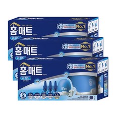 홈매트 리퀴드 코드형 훈증기 살충제 + 리필 29ml x 3p, 3세트