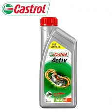 캐스트롤 액티브 Castrol ACTIV 4T 1L 10W40 오토바이오일, 1개 - 엑스트리머x90