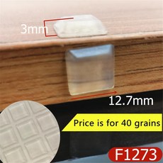 도어 피팅 가구 범퍼 보호 패드 변기 고정 커버 소프트, 4.F1273 x 40 grains