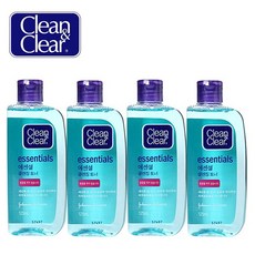 [무료배송]클린앤클리어 c&c 에센셜 클렌징 토너 125ml, 4개