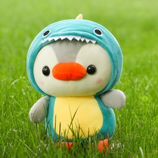펭귄 인형 에버랜드 남자 아기 애착 바디필로우 수면, 펭귄-공룡_25cm