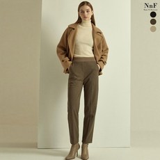 NNF 22FW 여성 기모 헤링본 밴딩 팬츠 3종 SET