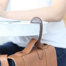 아트박스/히키스 어디든 편리하고 깔끔하게 휴대용 가방걸이 BAGPIN, 레드