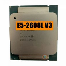 Xeon E5-2608LV3 스마트 캐시 CPU E52608L V3 프로세서 LGA2011-3 x99 마더보드 E5-2608L V3 용 2.0GHz 6 코어 15MB