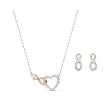  스와로브스키 목걸이 귀걸이 세트 인피니티 5521040 