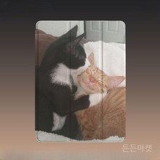 아이패드케이스 고양이 케이스 2type 태블릿 파우치 커버 3단 귀여운