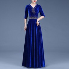 kirahosi 교회 연주 파티 이브닝 합창단 연주복 롱 드레스 73호+덧신증정 CHvw6est