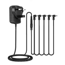 멀티이펙터 LEKATO 6 가지 방법 전원 어댑터 일렉트릭 기타 이펙트 페달 공급 장치 데이지 체인 케이블 9V DC 1A 미국 EU 영국 JP AU 플러그